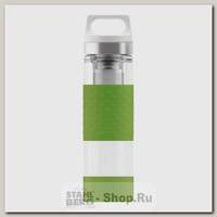 Термобутылка Sigg H&C Glass WMB Midnight 0.4 литра, зеленая