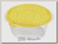 Контейнер для хранения продуктов Бытпласт Phibo Арт-Декор 11517 0.75 литра, пластик