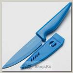 Кухонный нож для овощей Mayer&Boch 24093, лезвие 100 мм, синий