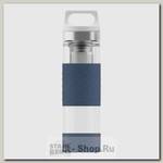 Термобутылка Sigg H&C Glass WMB Midnight 0.4 литра, синяя