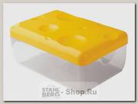Сырница с крышкой Бытпласт Phibo 12447, полипропилен, 16х11х7 см