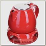 Заварочный чайник с подогревом Loraine 28685 0.75 литра, керамика