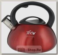 Чайник со свистком Teco TC-102-R 3 литра, сталь