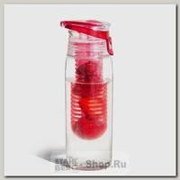 Бутылка для воды Asobu Flavour it 2 go (0,6 литра) красная