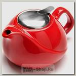 Заварочный чайник Loraine 23057-5 0.75 литра, красный