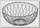 Фруктовница Regent inox TRINA 93-TR-01-20, 25х14 см