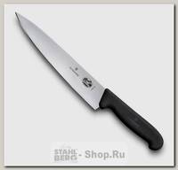 Разделочный кухонный нож Victorinox Fibrox 5.2003.25, лезвие 25 см, черный