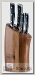 Набор кухонных ножей Gipfel Laffi Black 9925 5 предметов, в подставке