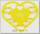 Подставка под горячее GiPFEL Amour 0298, силикон, 20х17х0.5 см