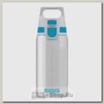 Бутылка для воды Sigg Total Clear ONE Aqua 0.5 литра, бирюзовая