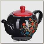 Заварочный чайник Loraine Лесная ягода 28423 0.95 литра, керамика