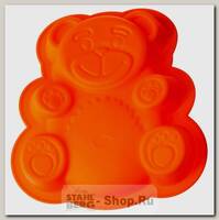 Форма для выпечки пирога Медвежёнок Regent inox Silicone 93-SI-FO-20, силиконовая, 26х23.5х4 см