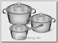 Набор посуды Tramontina Allegra 65660/484, нержавеющая сталь, 6 предметов