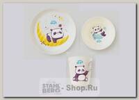 Набор детской посуды Plastic Republic Panda, 3 предмета