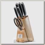 Набор кухонных ножей TALLER Стратфорд TR-22008, 7 преметов в подставке
