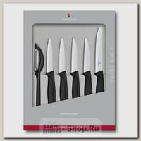 Набор кухонных ножей Victorinox 6.7113.6G, 6 предметов, черный