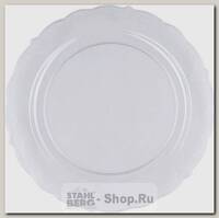 Набор одноразовых тарелок Mayer&Boch 86110 Винтаж 26 см, 10 штук, пластик, прозрачные