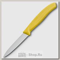Кухонный нож для овощей Victorinox 6.7636.L118, 8 см, желтый