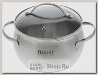 Кастрюля Regent inox Apple 93-D-4, 6.7 литра, матовая полировка