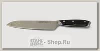 Кухонный нож Сантоку GiPFEL Vilmarin 6981, лезвие 170 мм, сталь