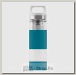 Термобутылка Sigg H&C Glass WMB Midnight 0.4 литра, голубая