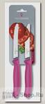 Набор кухонных ножей Victorinox 6.7836.L115B, 2 предмета, розовый
