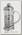 Френч-пресс Regent inox Franco 93-FR-08-01-350, 0.35 литра, серебристый