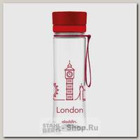 Бутылка для воды Aladdin Aveo London 10-01102-084 0.6 литра красная