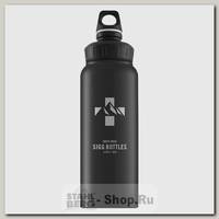 Бутылка для воды Sigg WMB Mountain 8744.80 1 литр, черная