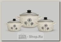 Набор эмалированной посуды Metrot Одуванчик 340984 6 предметов