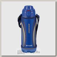 Термос Tiger MBO-E050 A (0.5 литра) синий с чехлом