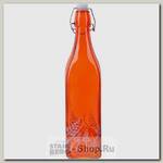 Бутылка с бугельной пробкой Loraine 28171-1 1 литр, стекло
