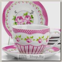 Чайный сервиз Loraine 25924 Цветы 6 персон, 12 предметов