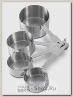 Набор мерных чашек Stahlberg 9323-S, сталь, 4 предмета
