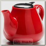 Заварочный чайник Loraine 23056-5 0.95 литра, красный
