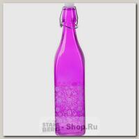 Бутылка с бугельной пробкой Loraine 28175-2 1 литр, стекло
