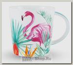 Кружка GiPFEL Flamingo Rosa 3898 450 мл, фарфор