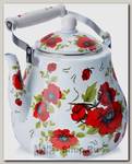 Чайник для кипячения воды Mayer&Boch Розы MB-27502 5 литров, эмалированный