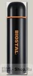 Термос Biostal Спорт NBP-1200С 1.2 литра с узким горлом, глухая пробка, черный