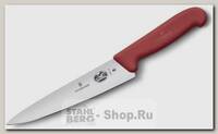 Разделочный кухонный нож Victorinox 5.2001.15, 15 см, красный