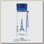 Бутылка для воды Aladdin Aveo Paris 10-01102-085 0.6 литра синяя