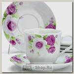 Чайный сервиз Loraine 25914 Цветы 6 персон, 12 предметов