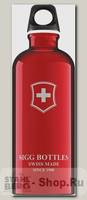 Бутылка для воды Sigg Swiss Emblem 8319.20-V 0.6 литра, красная