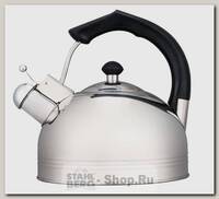 Чайник со свистком Hitt Familie H01025 3.5 литра, нержавеющая сталь