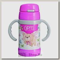 Детский термос GiPFEL Conto 8137 0.26 литра, розовый