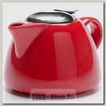 Заварочный чайник Loraine 26598-3 0.7 литра, красный
