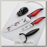 Набор кухонных ножей Mayer&Boch 24112, 5 предметов, красный