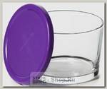 Банка для сыпучих продуктов Pasabahce Viva 42230 Purple SL/ST 0.22 литра, стекло