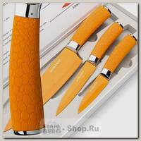 Набор кухонных ножей Mayer&Boch 24146, 3 предмета, оранжевый