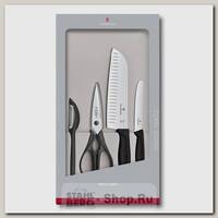 Набор кухонных ножей Victorinox 6.7133.4G, 4 предмета, черный